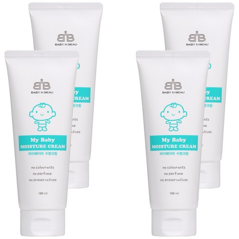 베이비앤뷰 마이베이비 수분크림, 180ml, 4개