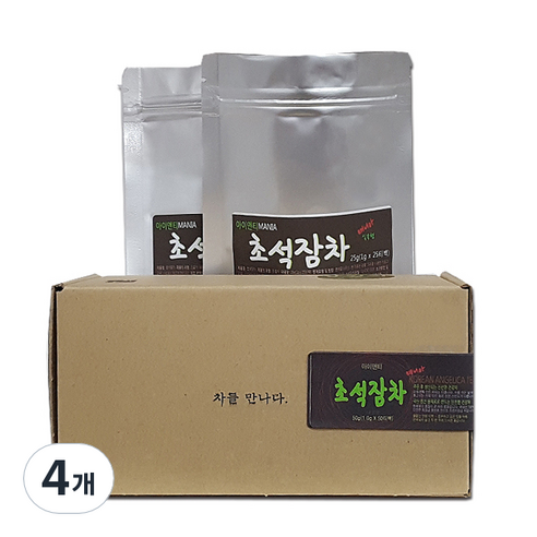 아이앤티 초석잠차 25p, 1.2g, 25개입, 4개