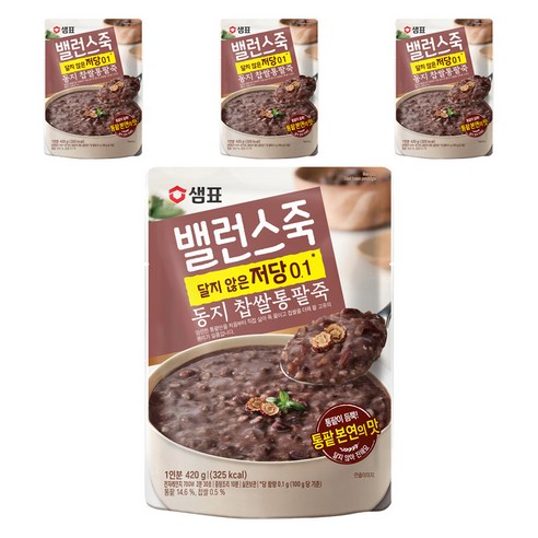 샘표 밸런스죽 동지 찹쌀통팥죽