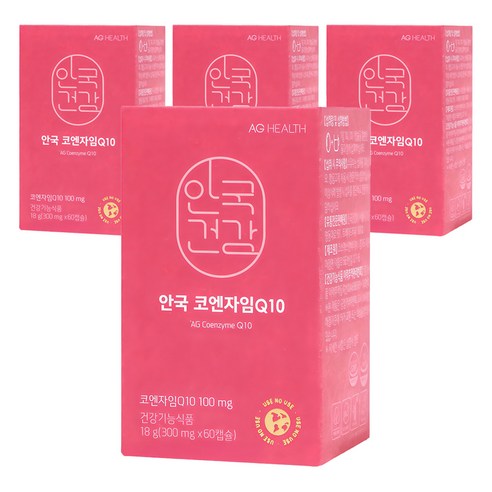 안국건강 코엔자임Q10, 60정, 4개