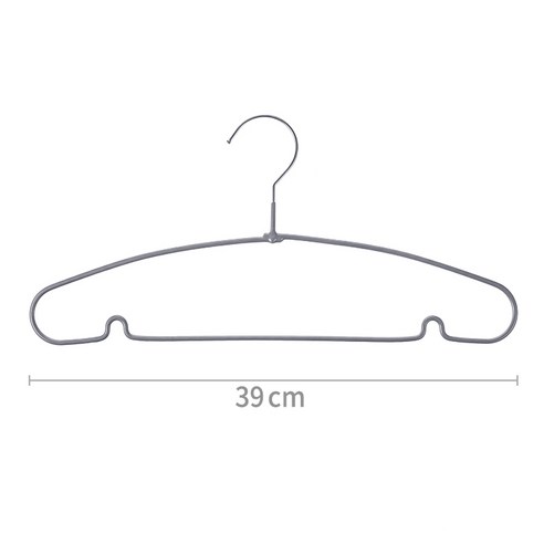 내구성 있는 코멧 코팅 논슬립 옷걸이로 옷장을 정리하고 옷을 깔끔하게 정돈하세요.