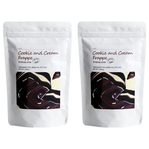 베오베 쿠키앤크림 프라페 분말, 1kg, 1개입, 2개