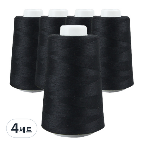 OWL 40수 2합 재봉사 5p, 블랙, 4세트