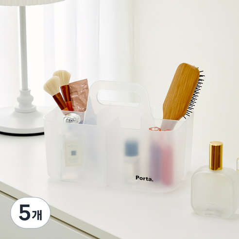 리템 포르타 컴팩트 다용도 수납 정리함, 스모그, 5개