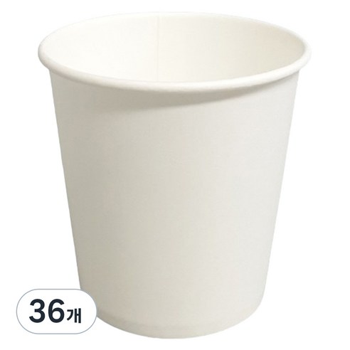 생활을그리다 무인쇄 종이컵 185ml, 50개입, 36개
