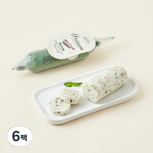고래사어묵 쁘아송 바질맛, 130g, 6팩
