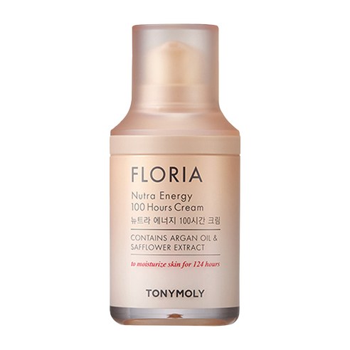 TONYMOLY FLORIA Nutra 100小時水漾能量面霜 50ml 1個 按摩霜 保濕霜 滋養霜 tony moly 素顏霜