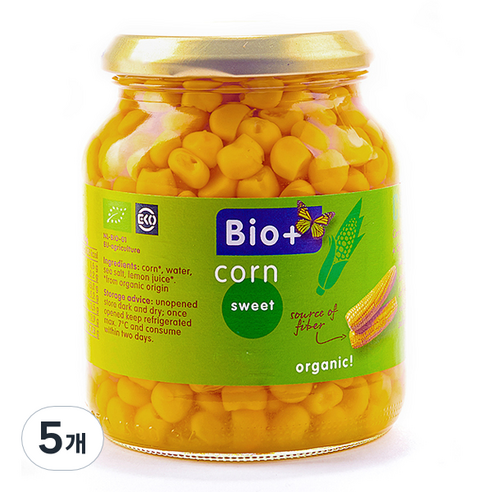 발투센 유기농 스위트콘, 340g, 5개