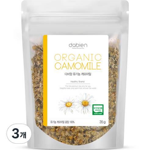 다비앙 유기농 캐모마일 리필, 35g, 1개입, 3개