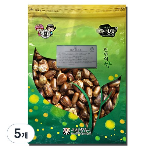 천지가약초 볶은 옥수수차, 1kg, 1개, 5개