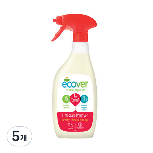 에코버 다용도세제 찌든때제거제 500ml, 5개