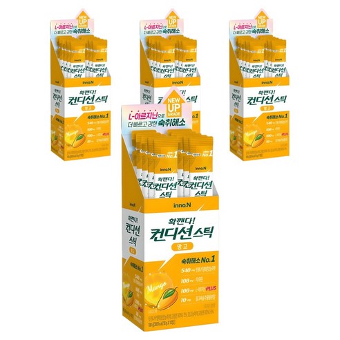 컨디션 스틱 망고 숙취해소제 10p, 180g, 4개