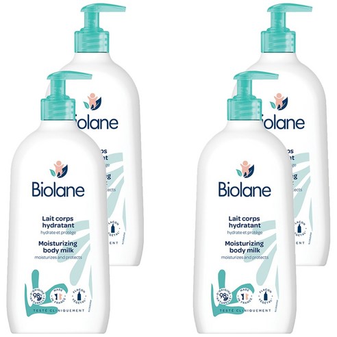 비올란 모이스처라이징 바디 밀크 유아로션, 4개, 350ml