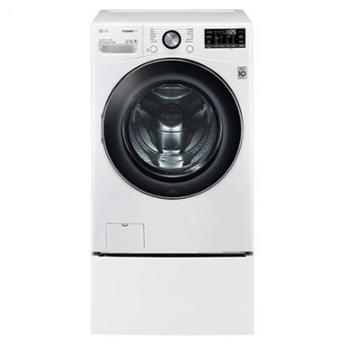 LG전자 트롬 트윈워시 드럼세탁기 21kg + 미니워시 4kg 방문설치, 화이트, 세탁기(F21WDUX), 미니워시(FX4WC)