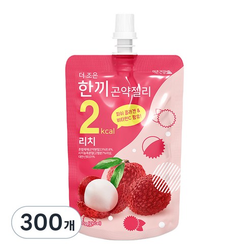 더존건강 더 조은 한끼곤약젤리 리치, 150g, 300개