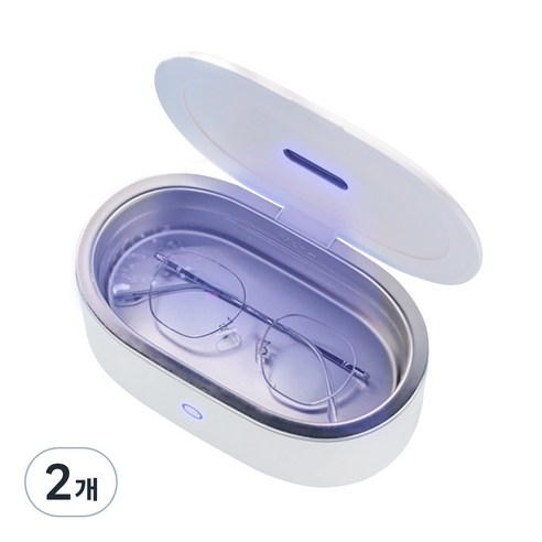 닥터오자와 가정용 초음파 세척기 Pro UV램프, 혼합색상, 2개