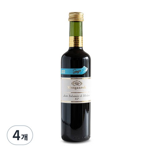 멩가졸리 아세토 발사믹 모데나 식초 3년산, 500ml, 4개