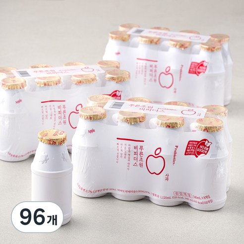 푸른초원 사과 비피더스, 140ml, 8개입, 12개