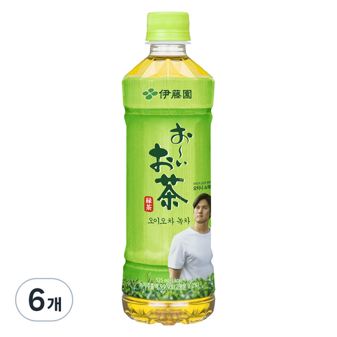 농심 이토엔 오이오차, 525ml, 6개