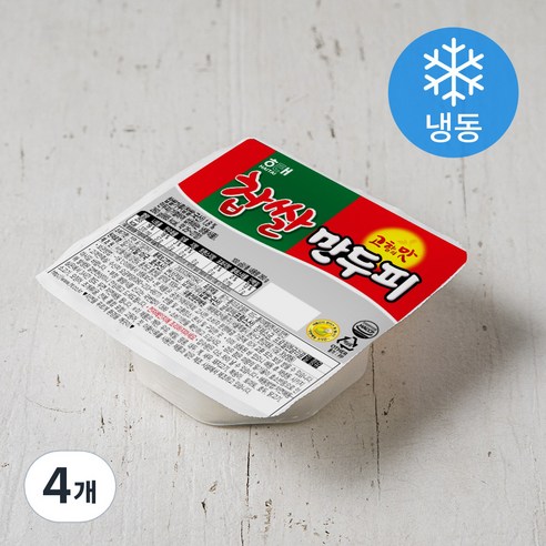 고향 찹쌀 만두피 (냉동), 260g, 4개