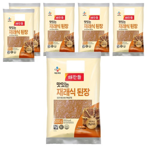 재래식 된장, 6개, 500g