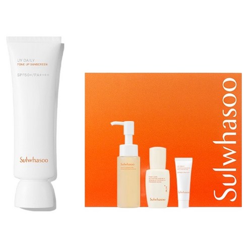 설화수 상백톤업선크림 SPF50+ PA++++ 세트, 1세트, 50ml
