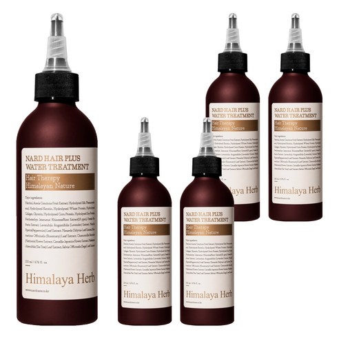 나드 부케가르니 헤어 플러스 워터 트리트먼트, 200ml, 5개