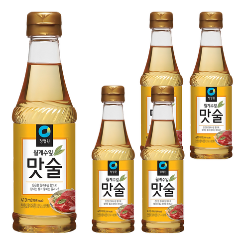 청정원 월계수잎 맛술, 410ml, 5개
