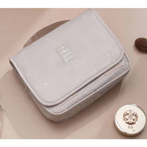 여행의 품격을 높이는 마법, 아리코 여행용 벽걸이 세면도구 정리 파우치