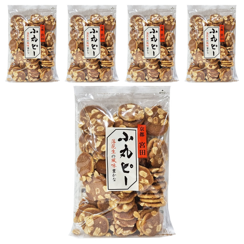 미야타제과 코마루피 땅콩센베, 5개, 130g, 5개