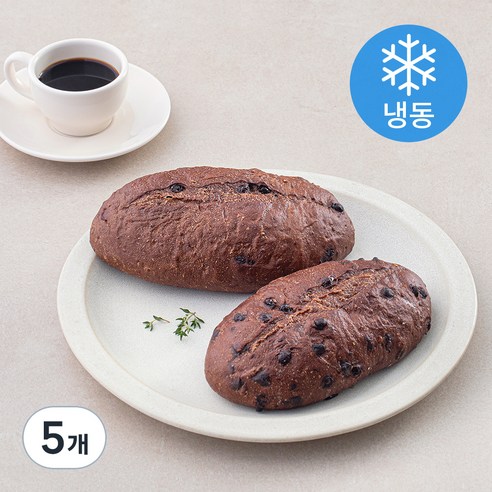 곰곰 초코 깜빠뉴 (냉동), 250g, 5개