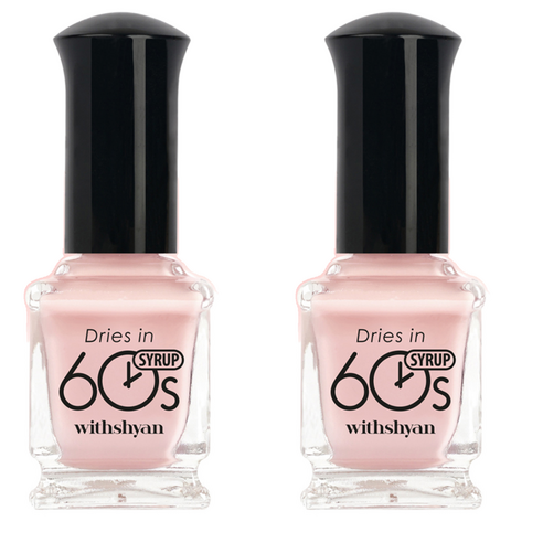 위드샨 60초 매니큐어 반투명 시럽, M03 벚꽃시럽, 9ml, 2개