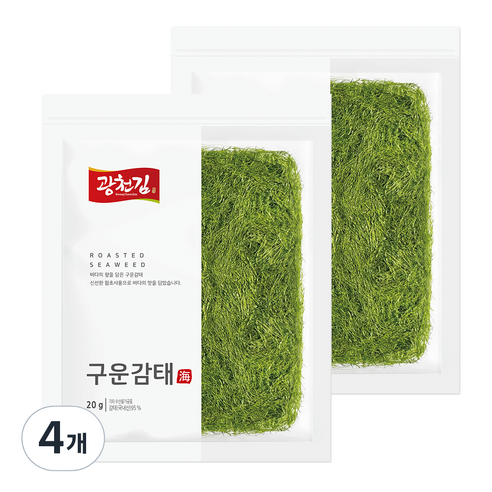 광천김 구운감태, 20g, 4개