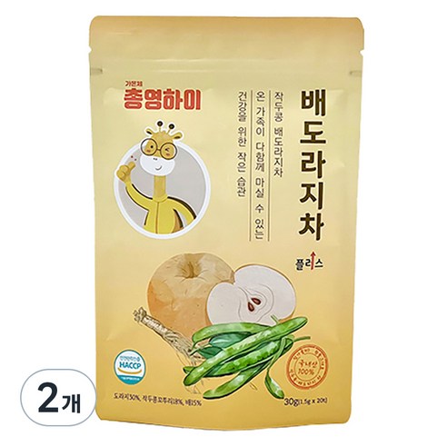 총영하이 배도라지차 플러스, 30g, 2개