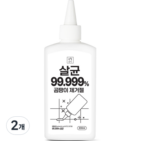 생활공식 살균 곰팡이 제거젤, 200ml, 2개