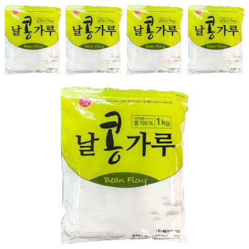 해가원 날콩가루, 5개, 1kg