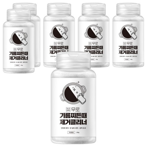 무로 기름찌든때 제거클리너, 250g, 6개