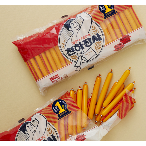 든든한 단백질, 추억의 맛! 언제 어디서나 간편하게 즐기는 천하장사 소시지