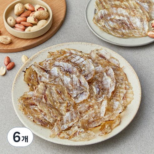 리프레쉬 국민간식 추억의 쥐치포, 120g, 6개