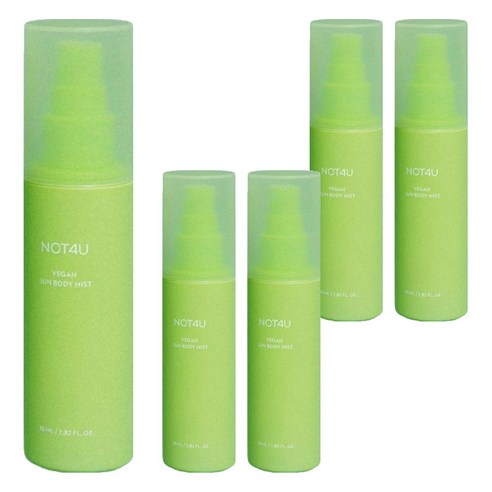 낫포유 선 바디 미스트 SPF40 PA+++, 85ml, 5개