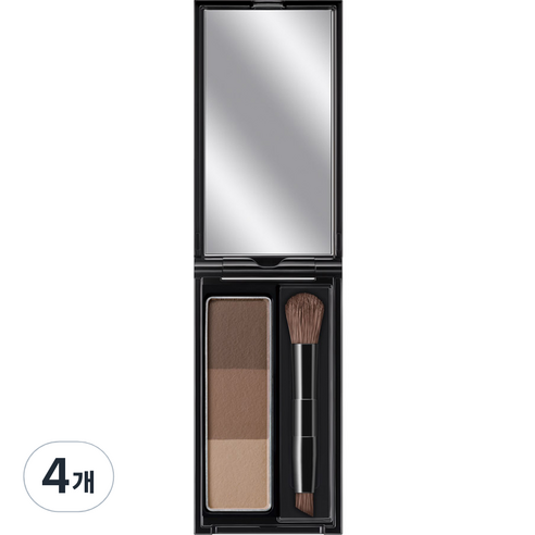 케이트 디자이닝 아이브로우 3D 2.2g, EX-5 내추럴 브라운, 4개