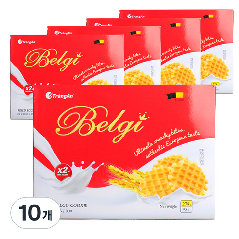 우리가스토리 벨기 에그 버터 와플 쿠키 20p, 10개, 278g