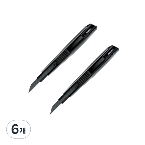 델리 블랙 메탈컷터 30도 칼날, 6개