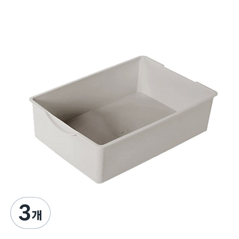 룸트 속옷 정리함 1칸 그레이, 3개