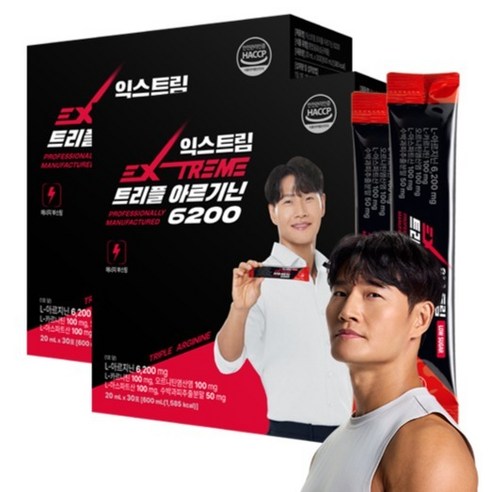 익스트림 트리플 아르기닌 6200, 600ml, 2개