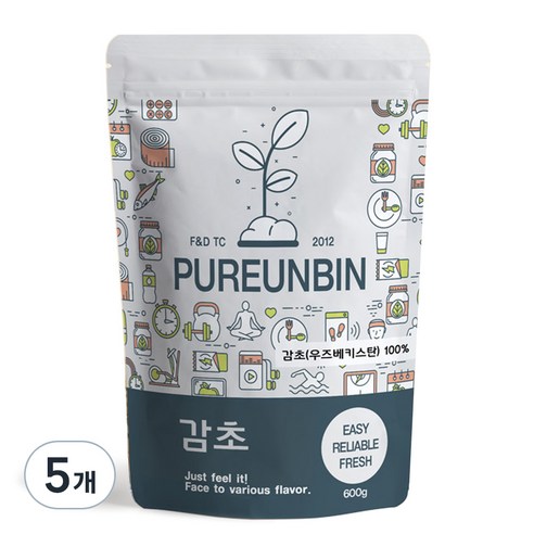푸른빈 감초, 600g, 5개