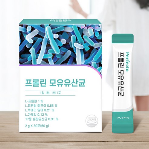 퍼펙토 프롤린 모유유산균, 60g, 3개