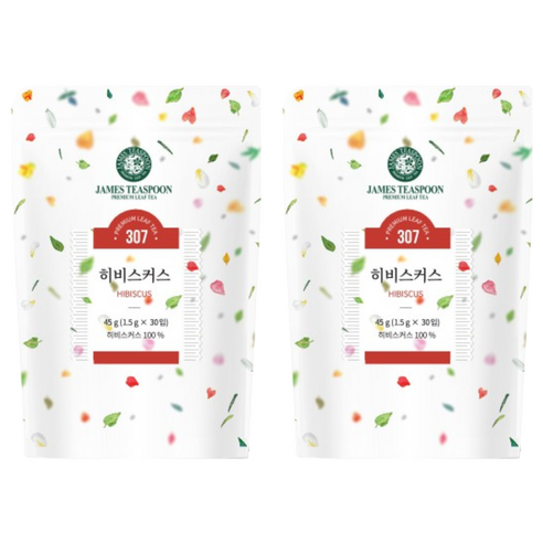 제임스티스푼 히비스커스 차, 1.5g, 30개입, 2개