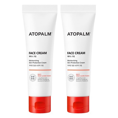 아토팜 아동용 페이스 크림, 50ml, 2개