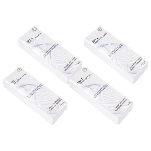 넘버원 왁싱 무슬린천 부직포 컷팅 100p, 4개